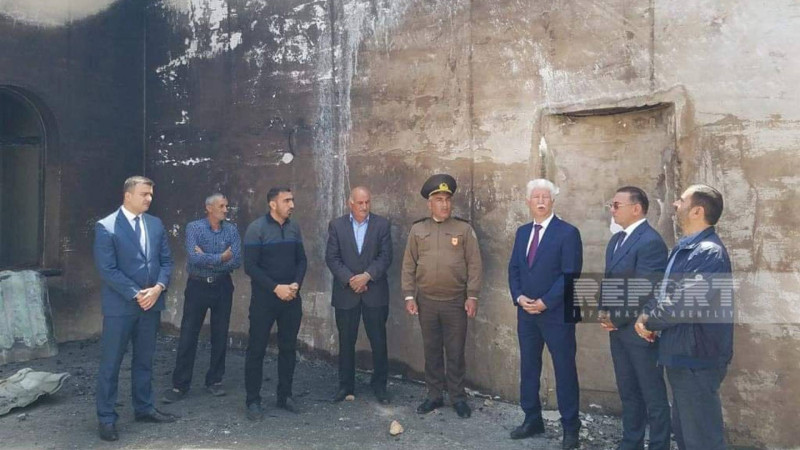 Cəlilabad: məsciddəki yanğının başvermə səbəbi araşdırılır