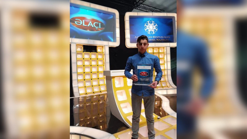 “Əlaçı” verilişinin budəfəki qalibi də lənkəranlı məktəbli olub