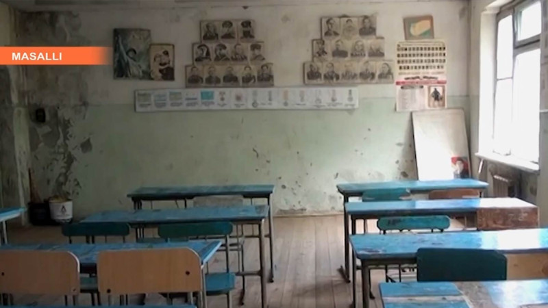 45 il öncə tikilən Mahmudavar kənd orta məktəbinin binasının əsaslı təmirə ehtiyacı var