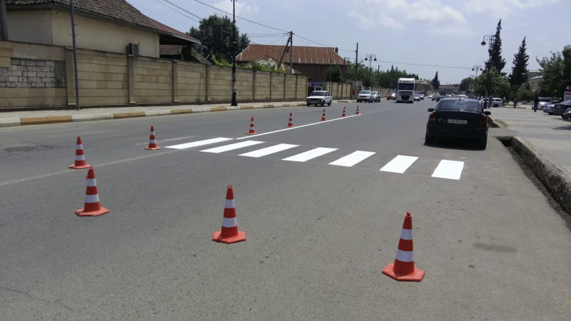Masallıda yol nişanları yenilənib
