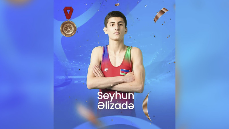 Lənkəranlı güləşçimiz Avropa çempionatının üçüncüsü olub