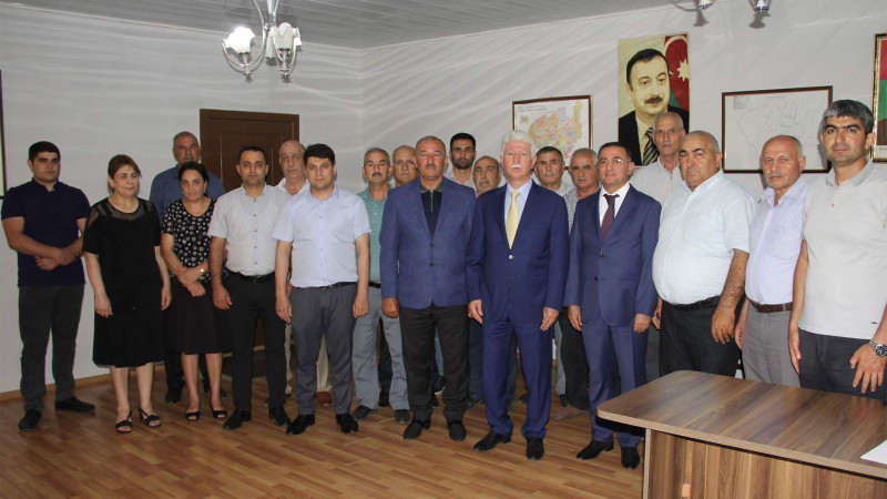 Rafiq Cəlilov Cəlilabad Suvarma Sistemləri İdarəsinin kollektivi ilə görüşüb