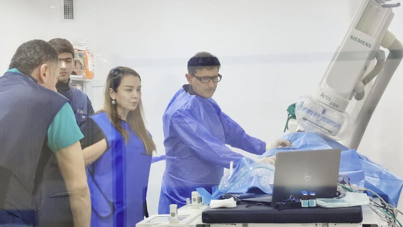 Lənkəran Rayon Mərkəzi Xəstəxanasında ilk dəfə olaraq aritmoloji prosedur keçirilib