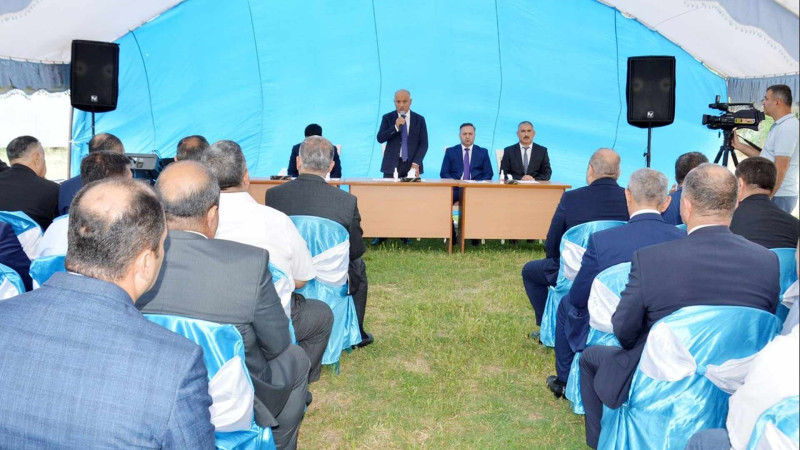 Araz Əhmədov Bala Kolatan kənd sakinləri ilə görüşüb