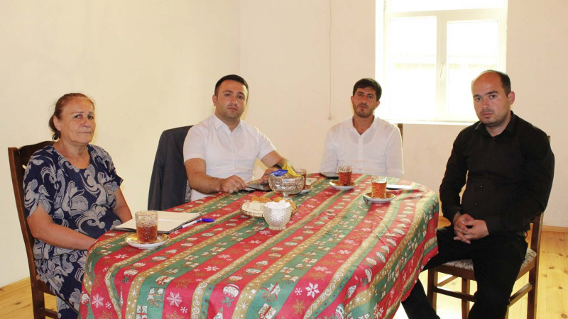 Masallıda Vətən müharibəsi qazisi ziyarət olunub