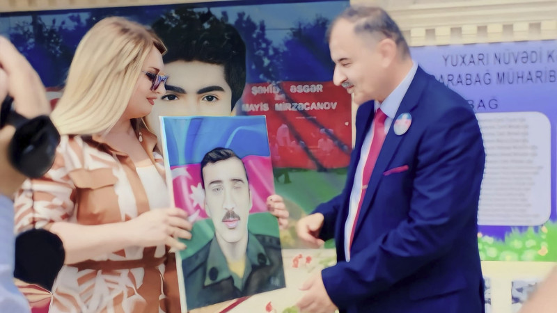 Şəhid Vüsal Kazımovun xatirəsi əbədiləşdirilib