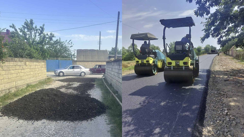 Masallının iki kəndinin yolları təmir olunur