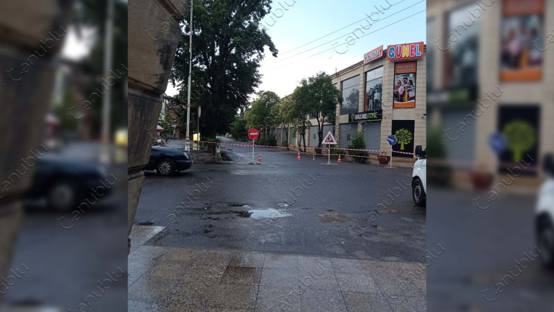 Lənkəranın daha bir mərkəzi küçəsi təmirə bağlanıb