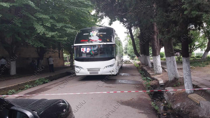 “ASAN xidmət” avtobusu Lənkərandadır