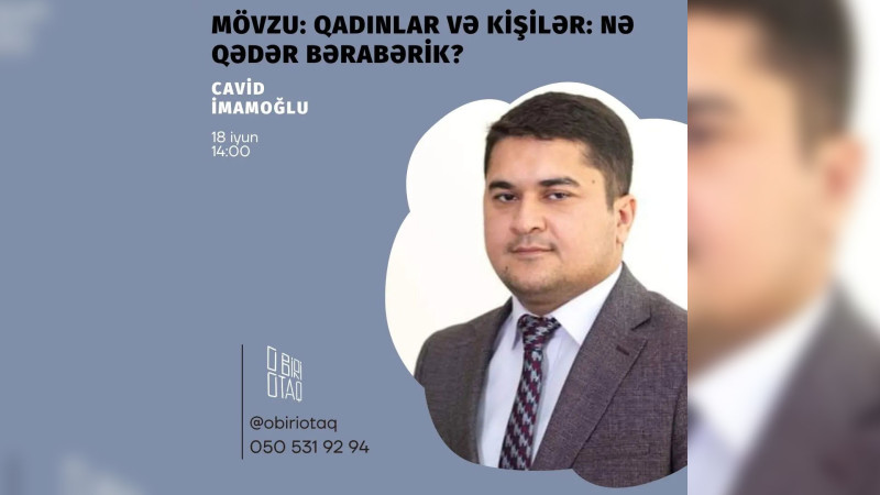 Lənkəranda “Qadınlar və kişilər: nə qədər bərabərik?” mövzusunda müzakirə olacaq
