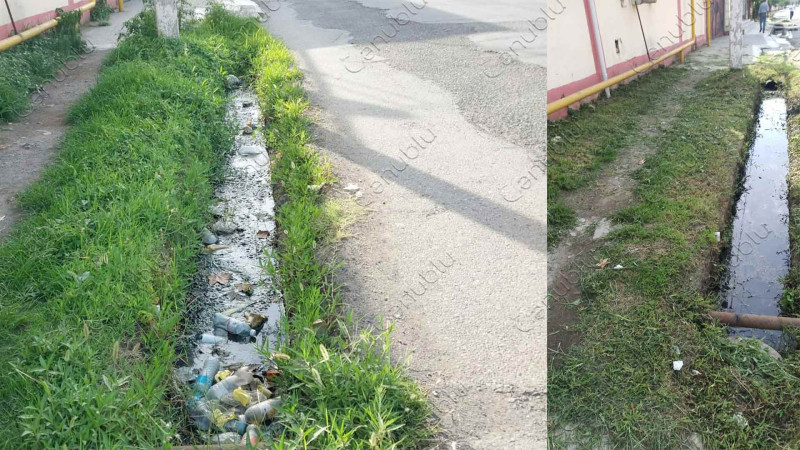 Lənkəranın Nizami küçəsinin xəndəkləri təmizlənib