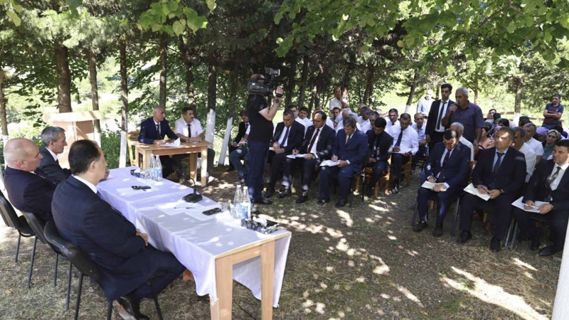 Taleh Qaraşov Tüədoda kənd sakinləri ilə görüşüb