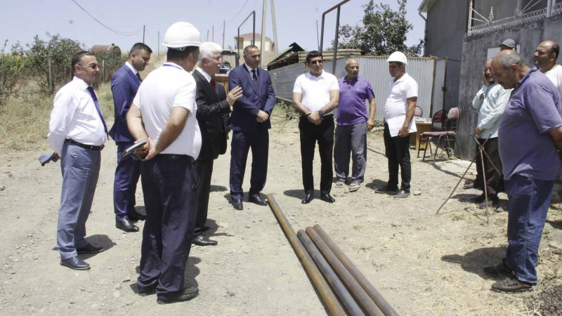 Cəlilabad rayonunda qazlaşma davam edir