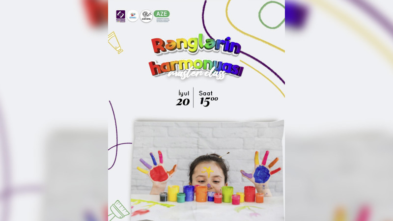 Lənkəranda uşaqlar üçün “Rənglərin Harmonyası” master-klası keçiriləcək