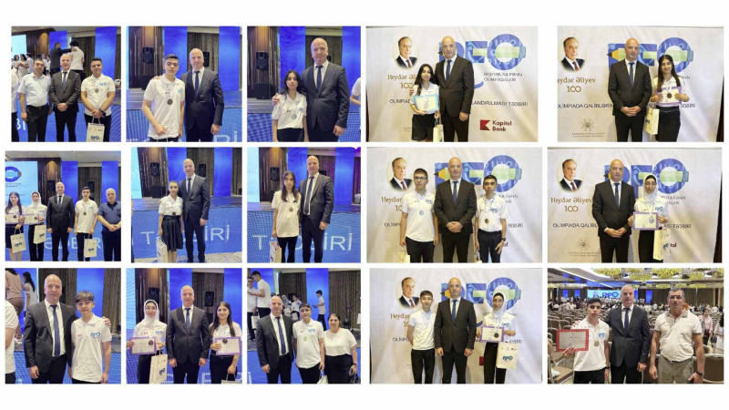 Respublika fənn olimpiadalarının qalibləri mükafatlandırılıblar