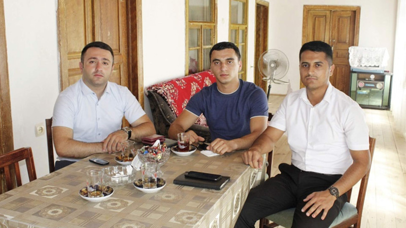 Masallıda Vətən müharibəsi qazisi Nuru Qurbanov ziyarət olunub