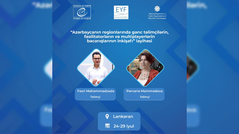 Lənkəran və ətraf regionların təlimçiləri üçün layihə başlanılır