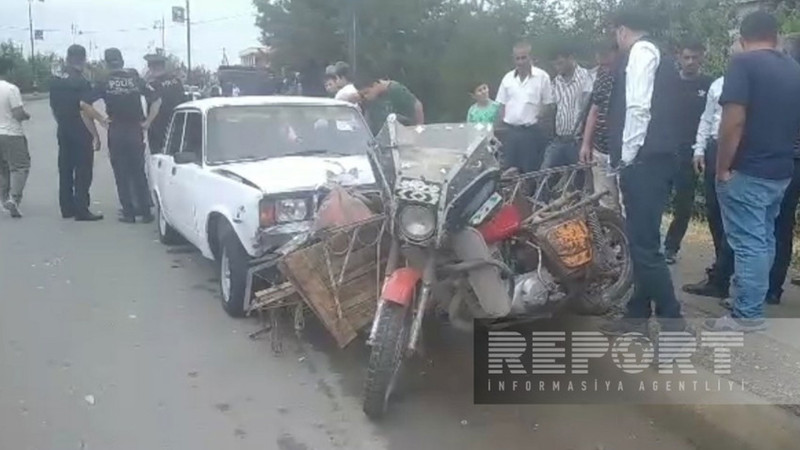 Cəlilabadda qəza: iki nəfər xəsarət alıb