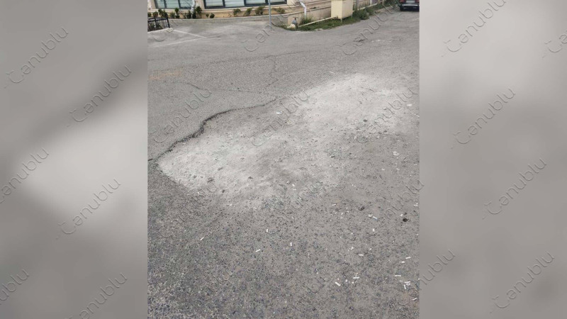 Lənkəranda əmələ gəlmiş çuxur qəzalara səbəb olur