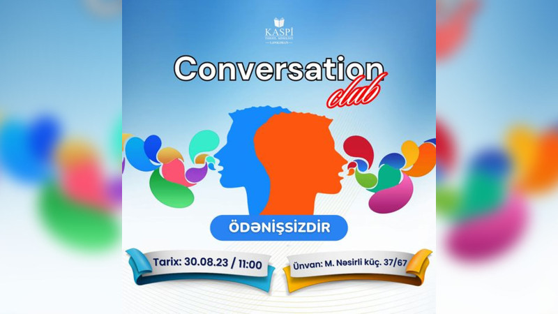 Lənkəranda ödənişsiz Conversation club baş tutacaq