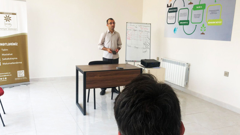 Lənkəranda “Menecmentdə motivasiya və rəhbərlik üslubları” adlı təlim baş tutub