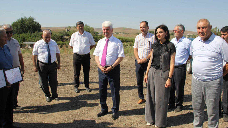 Cəlilabad: Rafiq Cəlilov arxeoloji qazıntı işləri ilə tanış olub