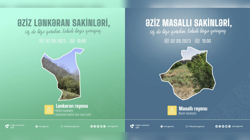 Lənkəran və Masallı meşəbəyliklərində təmizlik aksiyaları keçiriləcək