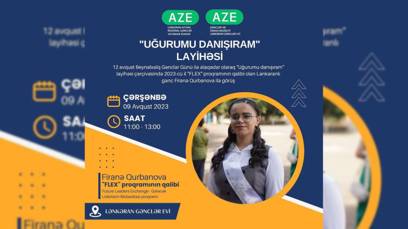 Lənkəranda Uğurumu danışıram” layihəsi baş tutacaq