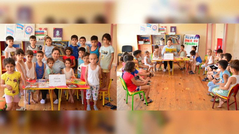 Astara və Cəlilabad rayonlarında “Nağıl saatı” keçirilib