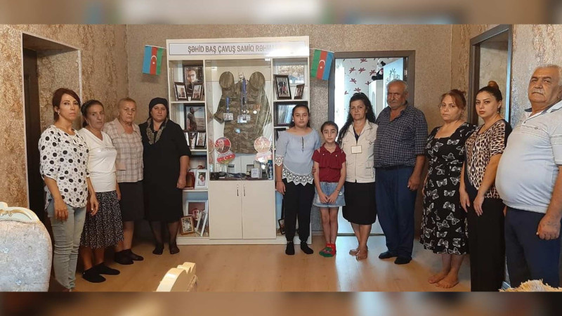 Astarada şəhid ailəsi ziyarət olunub