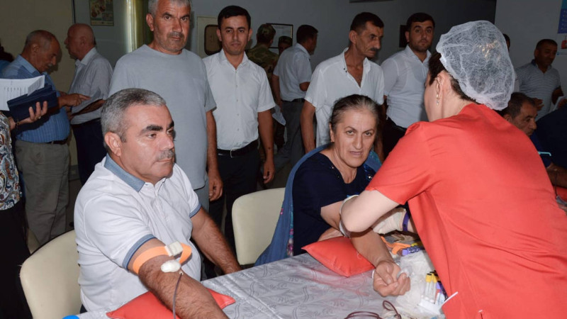 Masallıda qanvermə aksiyası keçirilib
