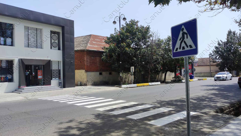 Lənkəranda Mədəniyyət Evinin qarşısındakı piyada zolağı bərpa olunub