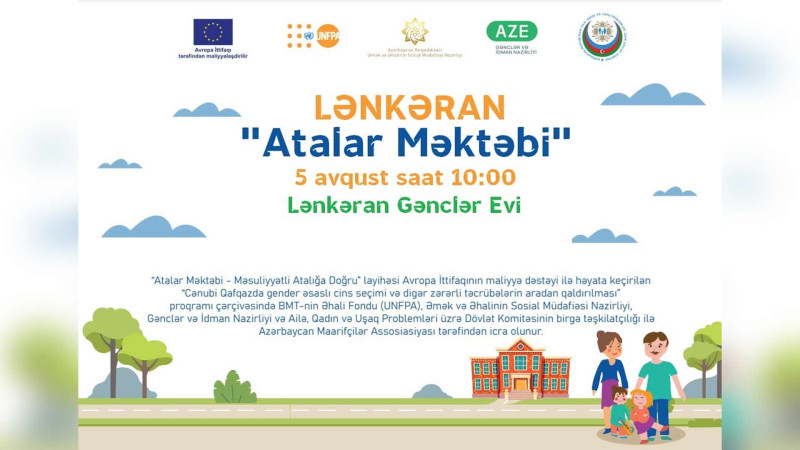 Lənkəranda “Atalar Məktəbi” layihəsi baş tutacaq