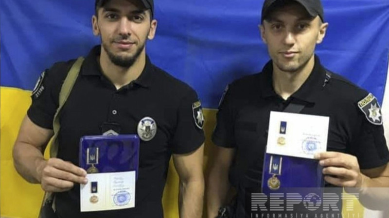 Ukrayna vətəndaşı olan iki azərbaycanlı polis raket zərbəsi nəticəsində xəsarət alıb