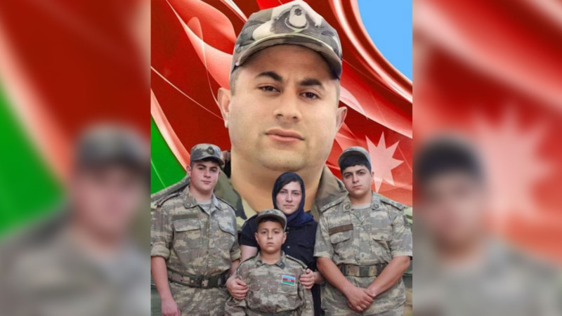 Şəhid Nail Orucovun həyat yoldaşı və oğlu tələbə adını qazanıblar