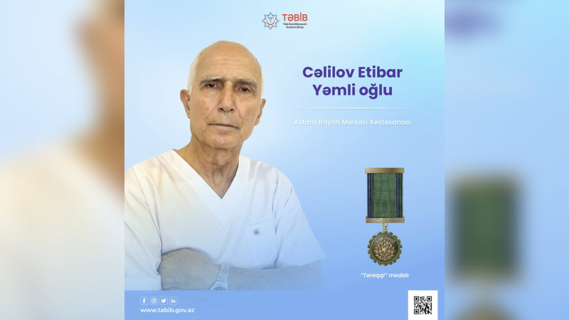Astaralı həkim “Tərəqqi” medalına layiq görülüb