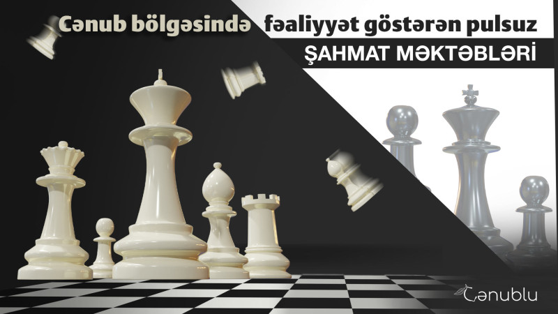 Cənub bölgəsində fəaliyyət göstərən pulsuz şahmat məktəbləri