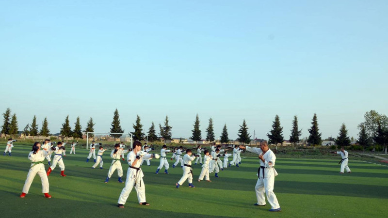 Cəlilabadda kontakt karate idman növü üzrə nümunəvi çıxışlar edilib