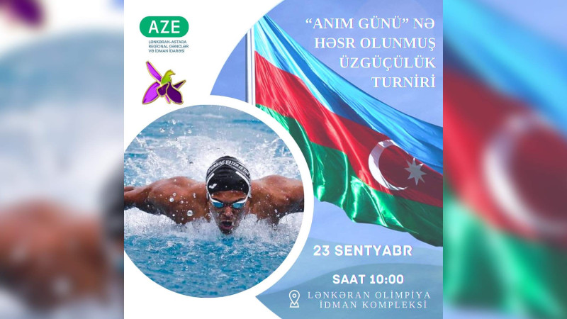 Lənkəranda şəhidlərin xatirəsinə həsr olunmuş üzgüçülük turniri keçiriləcək