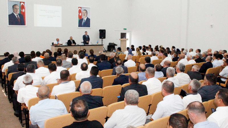 Masallı və Cəlilabad təhsil müəssisələrinin rəhbərləri ilə görüş keçirilib