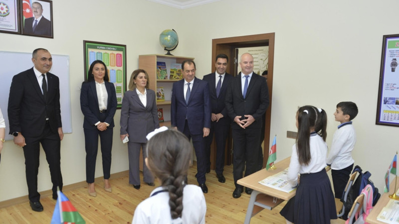 Lənkəran şəhər 1 nömrəli tam orta məktəbi istifadəyə verilib