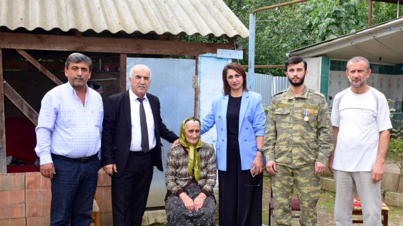 Masallıda qazi və şəhid ailələri ziyarət olunub