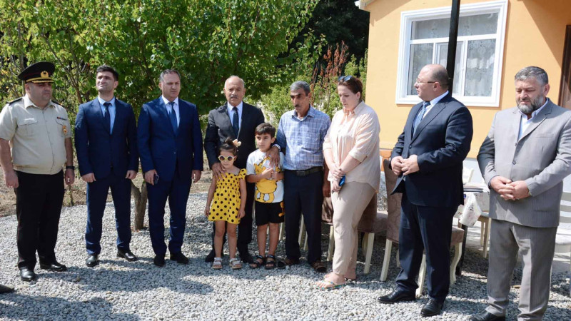 Masallıda şəhid ailəsinə ev təqdim olunub