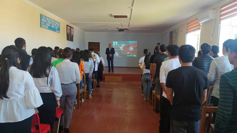 Astara Pedaqoji Kollecində Anım Günü münasibətilə tədbir keçirilib