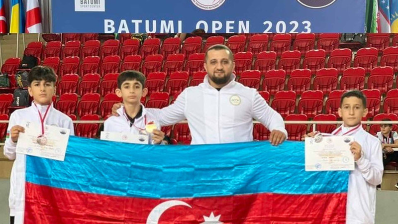 Masallı taekvondoçuları Batumidən 3 medalla qayıdıblar
