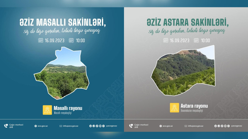 Astara və Masallı meşəbəyliklərində təmizlik aksiyaları keçiriləcək