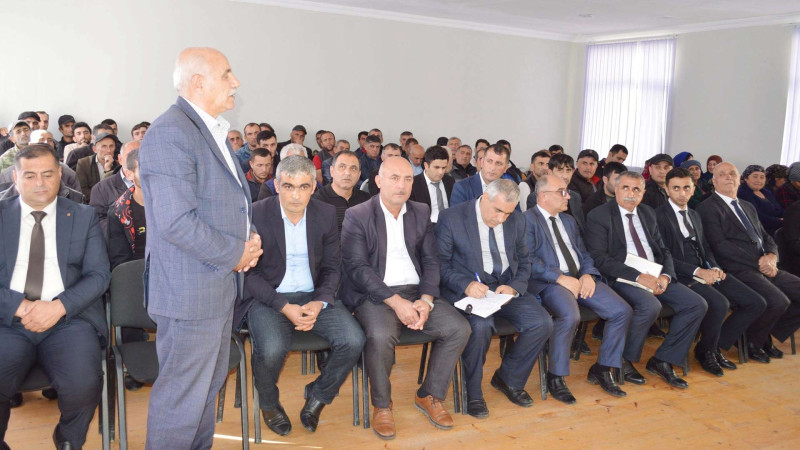 Qəzənfər Ağayev Hamoşam kəndinin sakinləri ilə görüş keçirib
