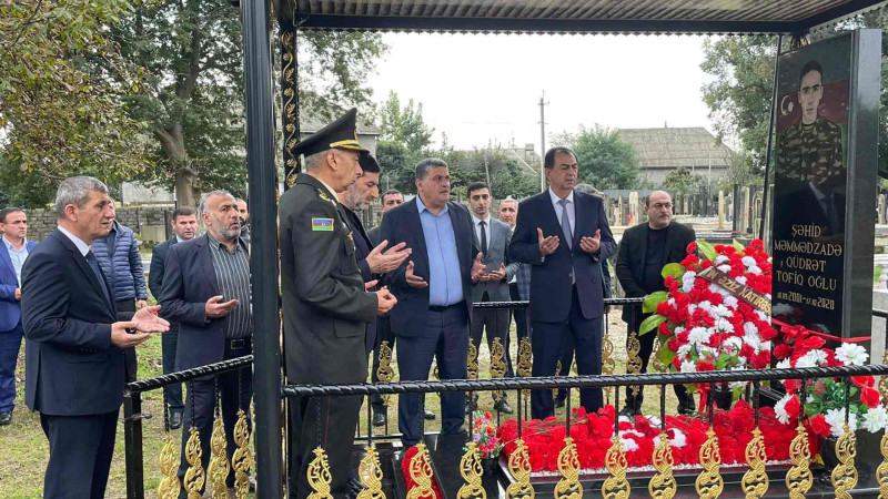 Lənkəranda şəhidlərin məzarları ziyarət olunub