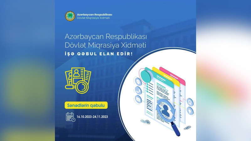 Lənkəranda Dövlət Miqrasiya Xidməti vakansiya elan edib
