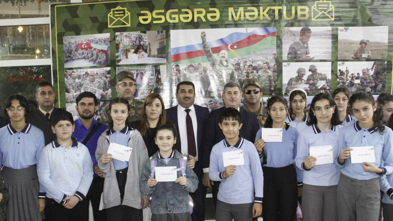 Cəlilabadda Əsgərə məktub layihəsi çərçivəsində tədbir keçirilib